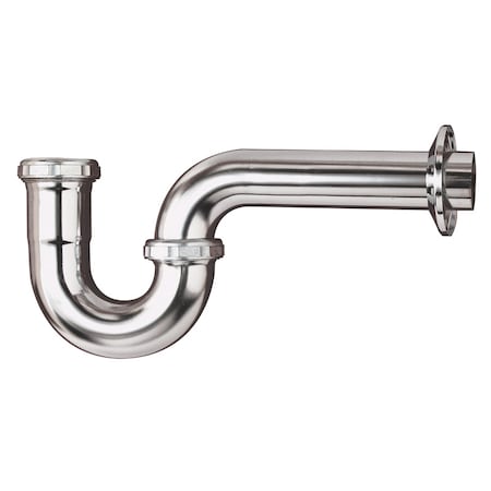 Keeney Mfg Keeney 1-1/2 in. D Chrome Plated Brass P Trap 305CP